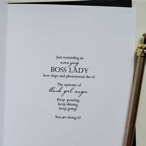 Celebrating a Boss Lady Greeting Card - Etsy