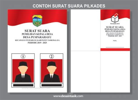 Download Contoh Surat Suara Pilkades Terbaru Gratis | Desaintasik.com