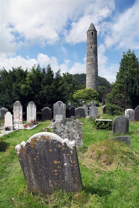 Glendalough Monastic Site stock photo. Image of glendalough - 112018128