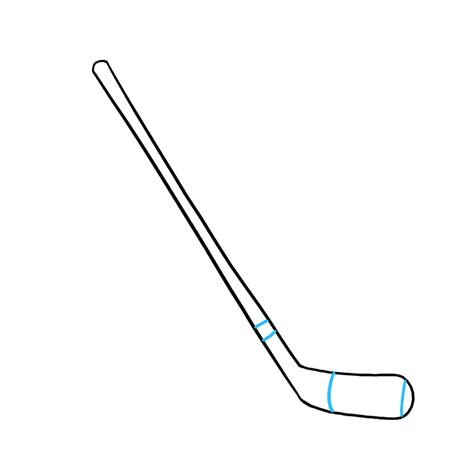 Hockey Stick And Puck Drawing at PaintingValley.com | Explore collection of Hockey Stick And ...