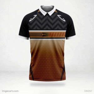 Cricket Jersey design Black and Brown - imgecart