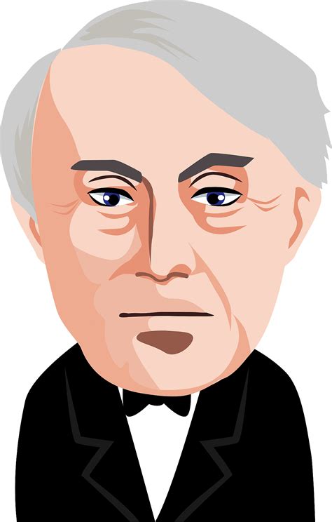 Thomas Edison Sticker Svg Png Eps Dxf Vector - Clipart Library - Clip Art Library