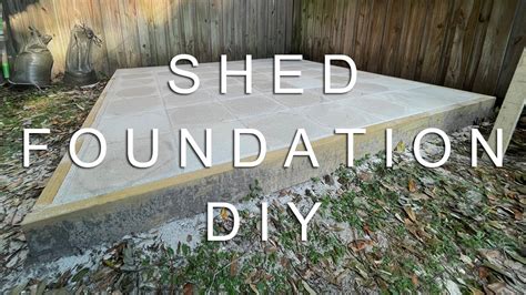 How to Build a Solid Raised Shed Foundation Using Concrete Pavers - DIY ...