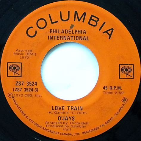 The O'Jays - Love Train (1972, Vinyl) | Discogs