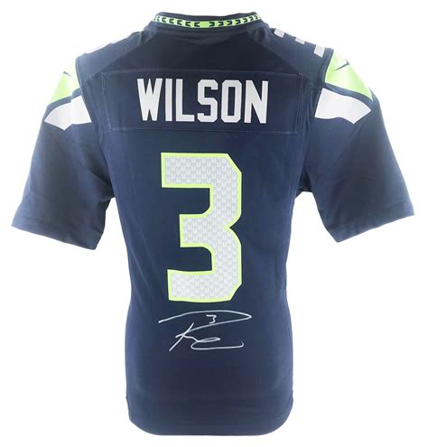 Signed Russell Wilson Jersey - Seattle Seahawks Shirt 2020