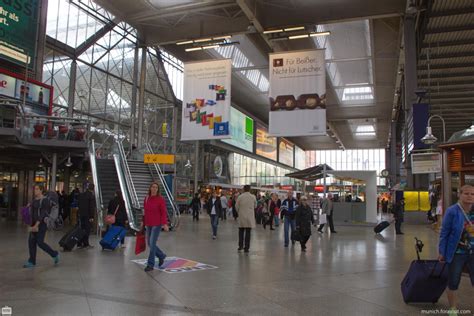 Central railway station/Hauptbahnhof HBF Munich/Germany