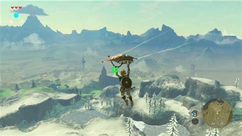 The Legend of Zelda: Breath of the Wild - paraglider footage | The GoNintendo Archives | GoNintendo