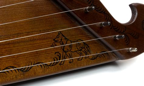 11 string Kurzeme kokle Latvian musical instrument