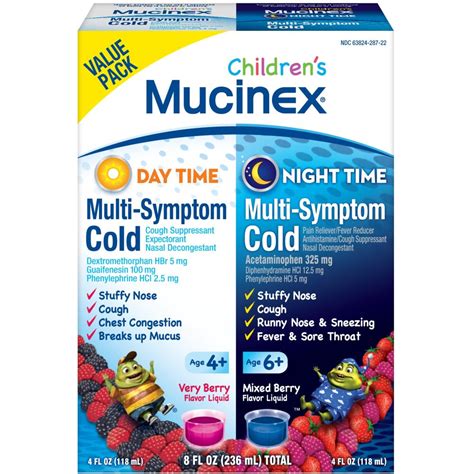 Amazon.com: Mucinex Children's Chest Congestion Expectorant and Cough ...