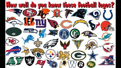 American Football Logos And Names