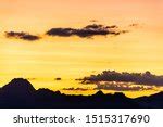Sunset behind the Mountains at Salt Lake City image - Free stock photo - Public Domain photo ...
