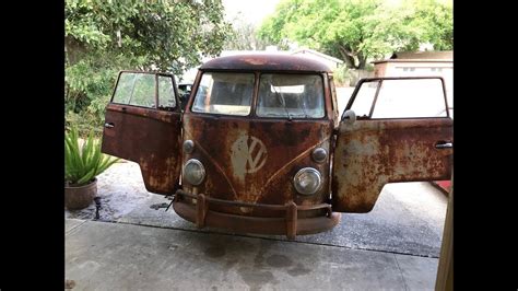 VW Kombi Restoration - Wolfsburg West - PARTS FOR RUSTY!!! VW BUS RESTORATION - YouTube