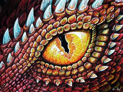 Dragon Eye Drawing by Aaron Spong in 2021 | Dragon eye drawing, Dragon eye, Eye art