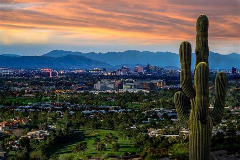 Downtown Phoenix Skyline from Phoenix Mountains Preserve | Club ...