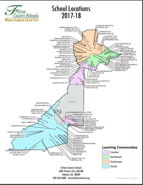 Fulton County Schools Map – Map Of The World