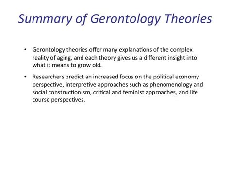 👍 Social gerontology theories. What is Social Gerontology?. 2019-02-04