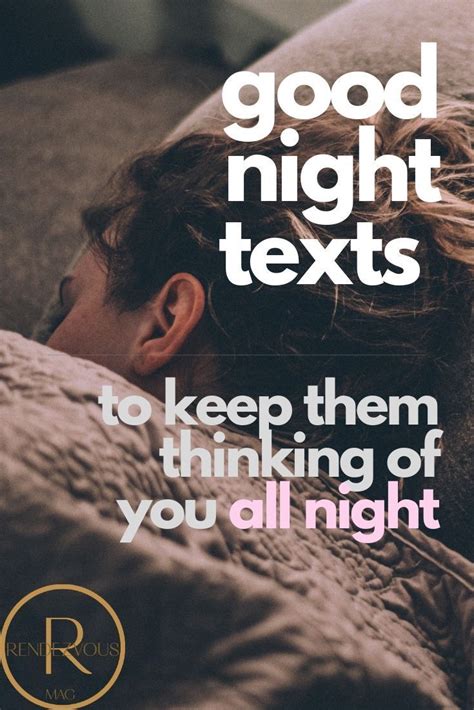 65 Good Night Texts for Her & Him (So they think of you all night | Good night text messages ...