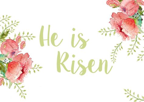 Stripes + Sweets: He is Risen Easter Printable