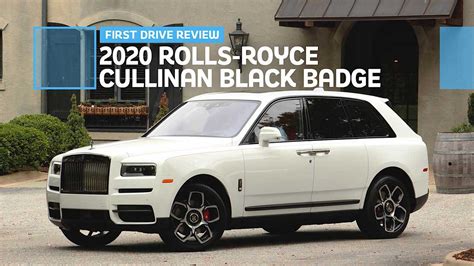 2020 Rolls-Royce Cullinan Black Badge First Drive: Dark Horse