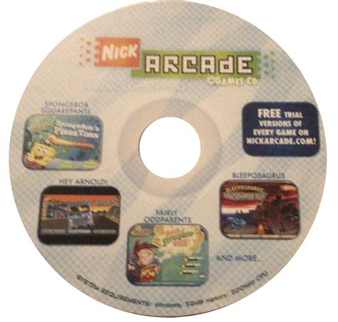 Nick Arcade Games CD (contains trial versions of every nick arcade game ...