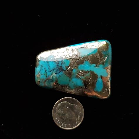 Kingman Arizona Mine Turquoise Cabochon FC-08 – AZ TURQUOISE