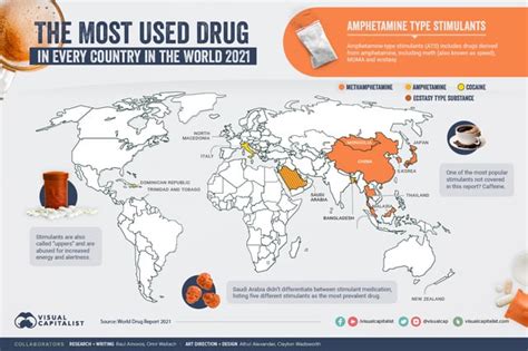 THE MOST USED DRUG IN EVERY COUNTRY IN THE WORLD 2021 Amphetamine : r/StatisticsDrugs