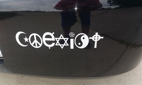 Coexist Sticker Coexist Bumper Sticker Coexist Decal Car - Etsy