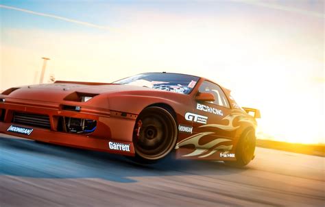 Wallpaper sunset, tuning, drift, drift, tuning, Grand Theft Auto, GTA V ...