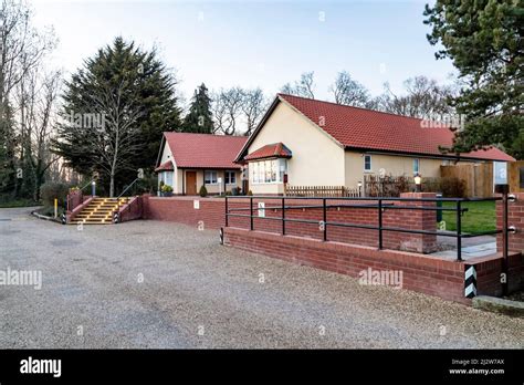 Exterior of the Wayford Bridge Inn, a hotel on the A149 main road ...