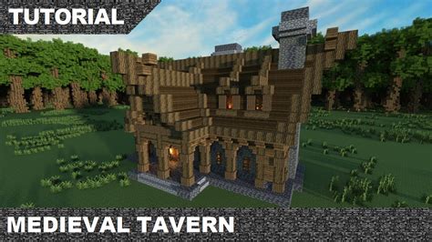 Minecraft Medieval Tavern Tutorial & Download - YouTube