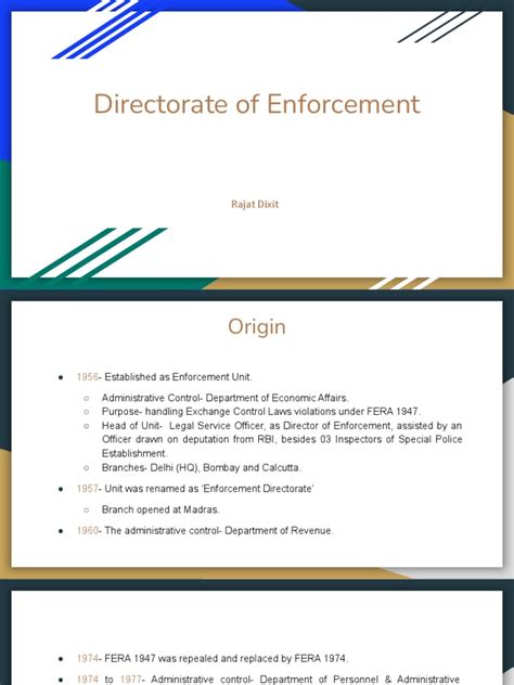 Directorate of enforcement | PDF | Common Law | Public Law