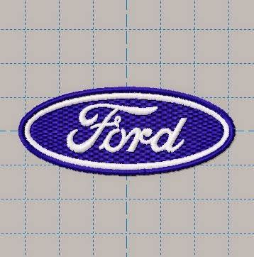 RRW Free Embroidery and Applique Designs. : Free Ford Logo Embroidery Design Download