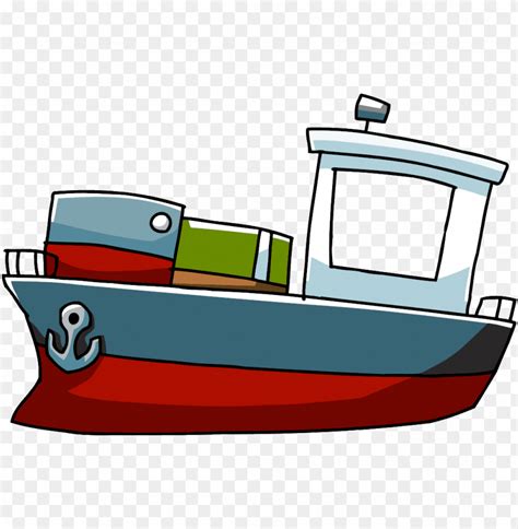 Free download | HD PNG cartoon boat png cargo ship cartoon PNG transparent with Clear Background ...