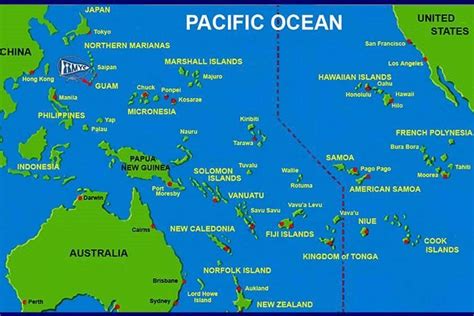 Cupping the Pacific — China’s Rising Influence | Map, South pacific, Pacific ocean