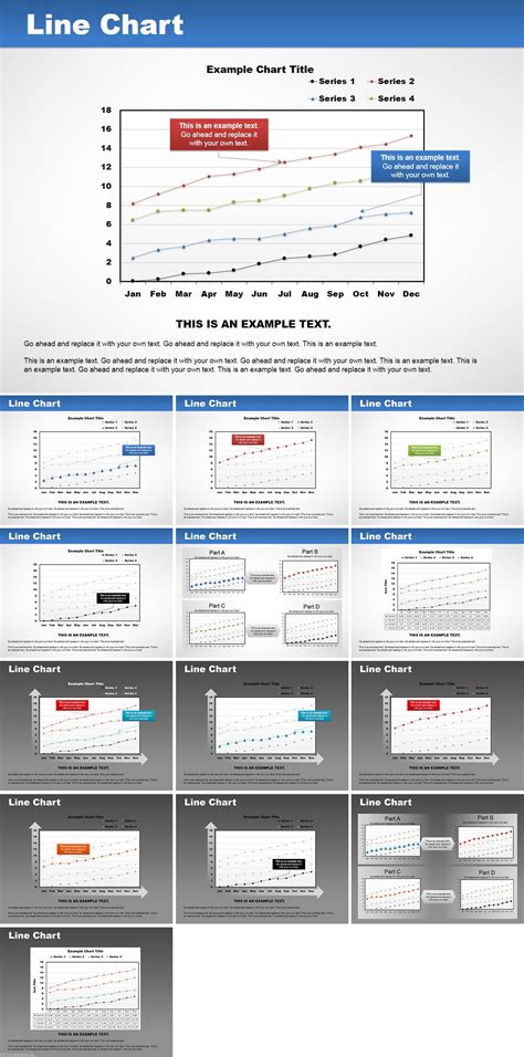 Line Graph PowerPoint chart template | Powerpoint chart templates, Powerpoint charts, Line graphs