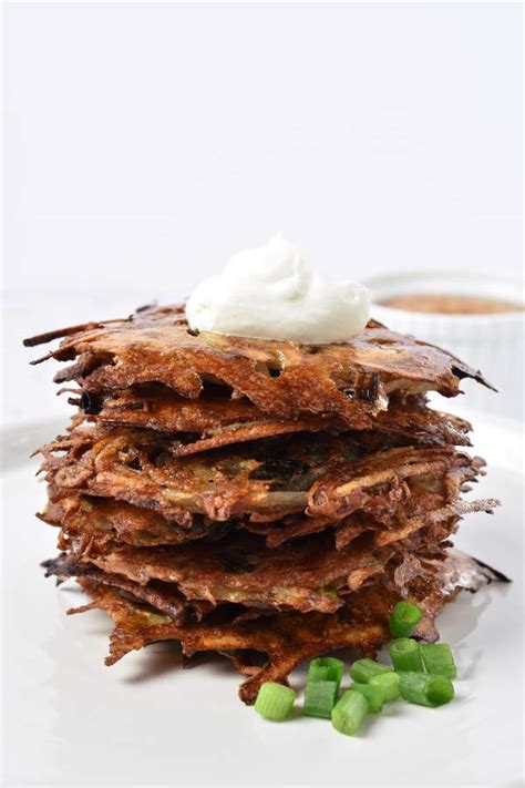 Crispy Baked Latkes - Wednesday Night Cafe