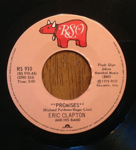 Eric Clapton And His Band – Promises (1978, Vinyl) - Discogs