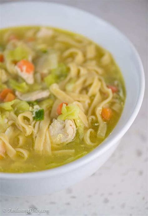 Chicken Lomi Recipe - Panlasang Pinoy