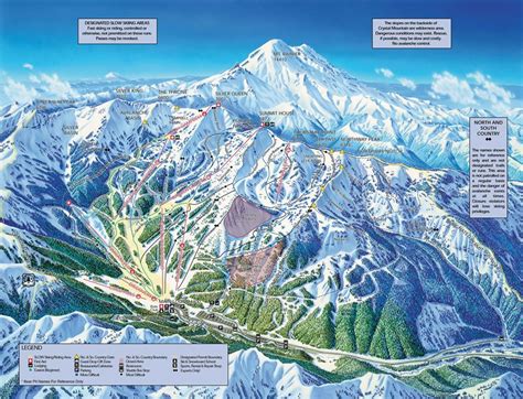 Crystal Mountain Trail map - Freeride