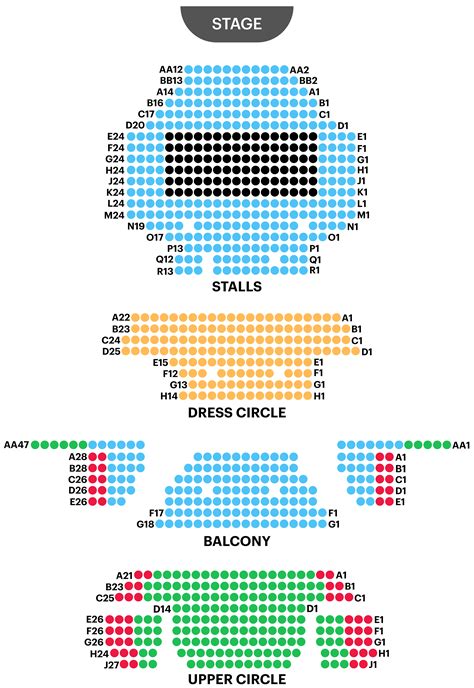 O Theatre Seating Chart