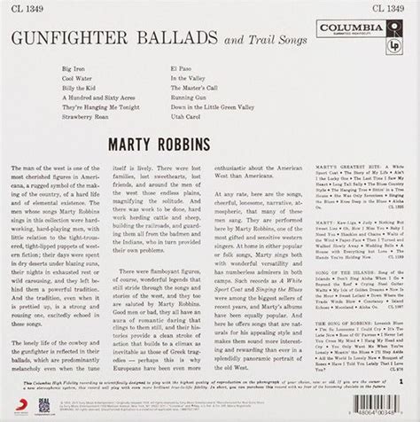 Marty Robbins - Gunfighter Ballads And Trail Songs, Colored Vinyl