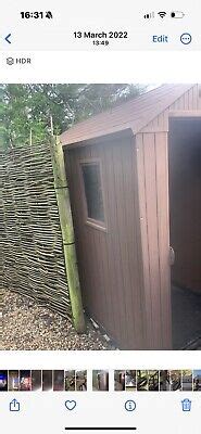 KETER SHED 6 X 4 - APEX ROOF BROWN PLASTIC WOOD EFFECT DARWIN 4 X 6 | eBay