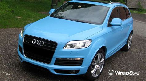 Audi Q7 - Sky Blue wrap | WrapStyle