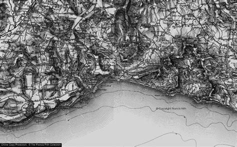 Historic Ordnance Survey Map of Charmouth, 1897