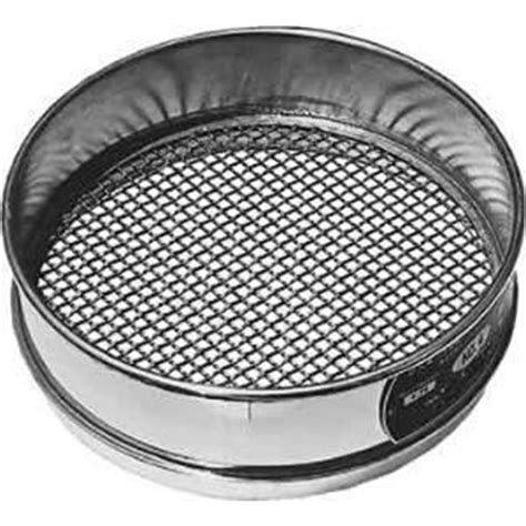 Sieve SS, 200mm X 50mm, 4,75 mm wire cloth, 4 mesh