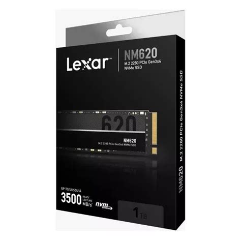 Ssd Lexar 1 Tb Nvme Pcie M.2 2280 Nm620 Gen3x4