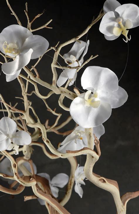 Silk Cream White Orchid Garland 5ft 10 Orchids