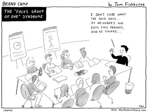 focus group of one - Marketoonist | Tom Fishburne