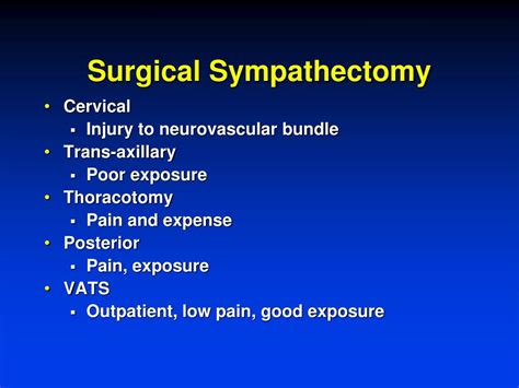 PPT - Endoscopic Thoracic Sympathectomy PowerPoint Presentation, free ...