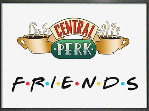 Friends TV Show Central Perk Cafe Metal Wall Sign Plaque in 2024 ...